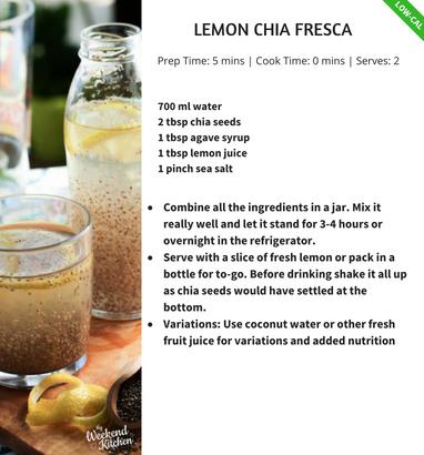 Lemon Chia Fresca